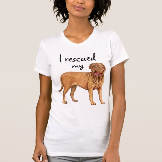 救助Dogue de Bordeaux Tシャツ (正面)