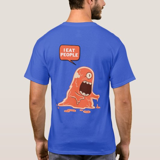 救動食べ物人 Tシャツ (裏面)