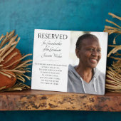 救卒業記念の席の祖母 フォトプラーク (側面)