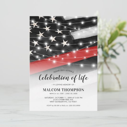 救命お祝い 招待状 (スタンド正面)