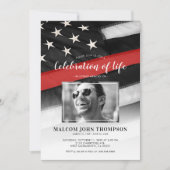 救命お祝い 招待状 (正面)