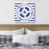 救命ブイとヒトデ キャンバスプリント (インサイチュ (寝室))