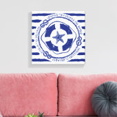 救命ブイとヒトデ キャンバスプリント (インサイチュ (リビング))