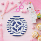 救命ブイとヒトデ ペーパープレート (パーティー)