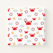 救命ブイ付きカニ ノートブック (裏面)