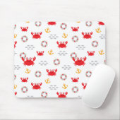 救命ブイ付きカニ マウスパッド (マウス)