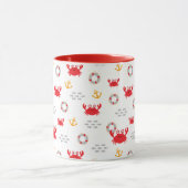 救命ブイ付きカニ マグカップ (中央)