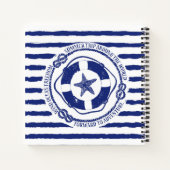 救命ブイ及びヒトデ ノートブック (裏面)