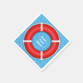 救命ブイ スタンダードカクテルナプキン (角)