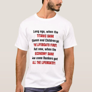 救命ボートに人を配置して下さい Tシャツ