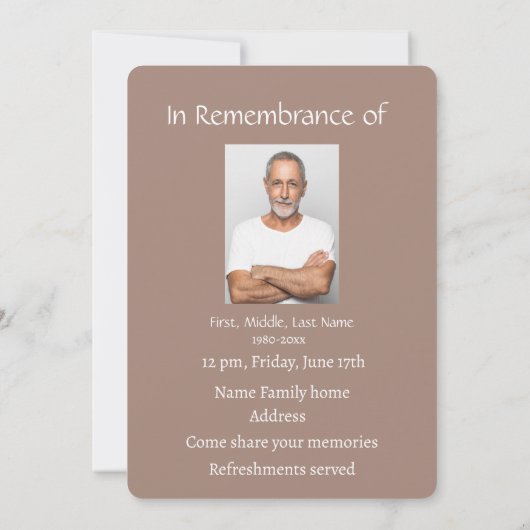 救命ヤギ家畜のお祝い 招待状 (裏面)