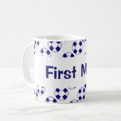 救命具を持つ一等航海士 コーヒーマグカップ (正面左)