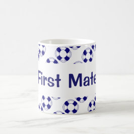 救命具を持つ一等航海士 コーヒーマグカップ