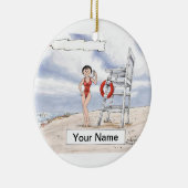 救命士-女性 セラミックオーナメント (右)