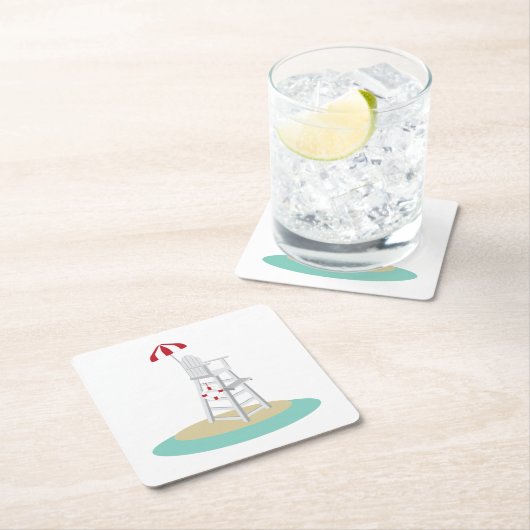 救命用スタンド スクエアペーパーコースター (インサイチュ)