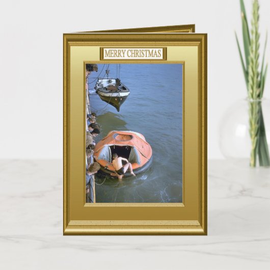 救命艇のデッキからの練習 シーズンカード (正面)