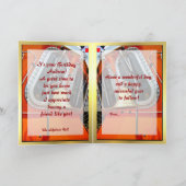 救命艇ベル誕生日 カード (内部)