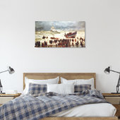 救命艇， 1873 キャンバスプリント (インサイチュ (寝室))