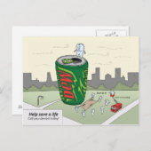 「救命」アポイントメントカード ポストカード (正面/裏面)