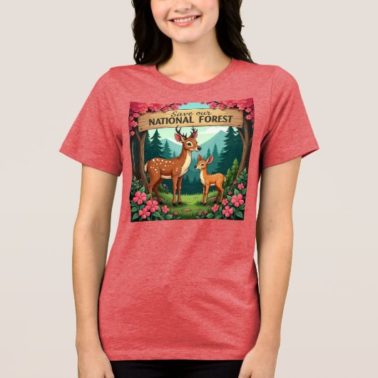 救国有林 トライブレンドＴシャツ (正面)