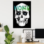 救土スカル ポスター (ホームオフィス)