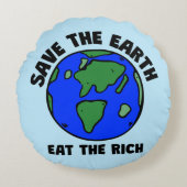 救土食べ人 | メッセーはっきりしたジ ラウンドクッション (正面)