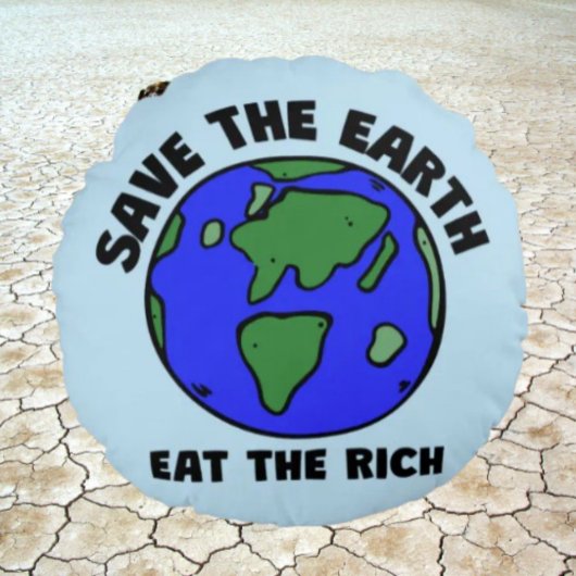 救土食べ人 | メッセーはっきりしたジ ラウンドクッション