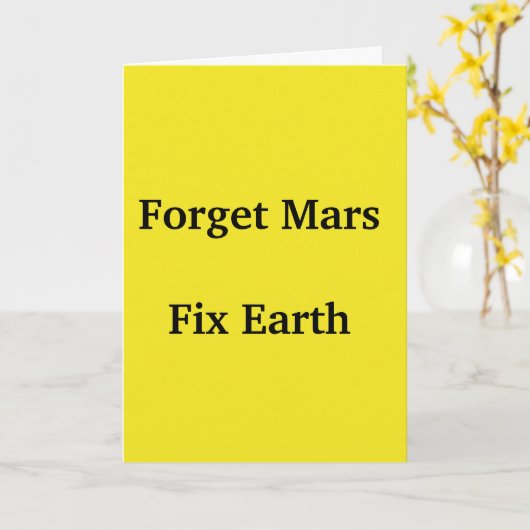 救土 カード (黄色い花)