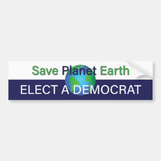 救地球の地球選。 バンパーステッカー
