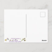 救地球の絶滅危惧動物と木の芸術 ポストカード (裏面)