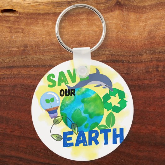救地球 キーホルダー (正面)