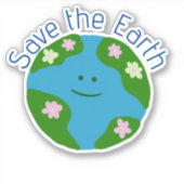 救地球 シール (正面)
