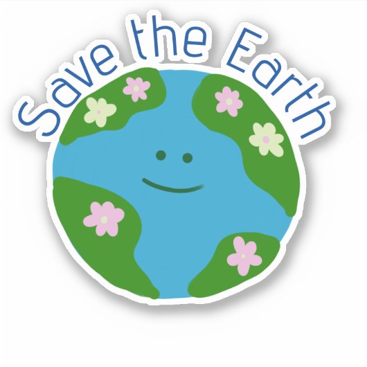 救地球 シール (正面)