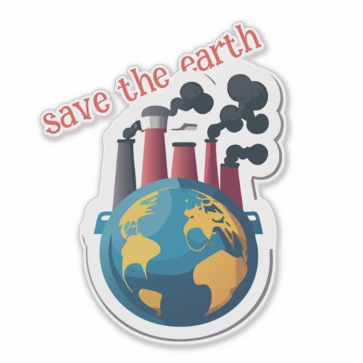 救地球 シール (正面)