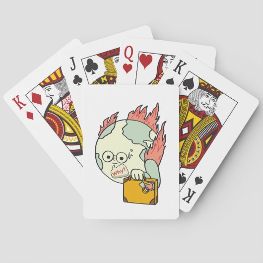 救地球 – 地球の日 トランプ (裏面)