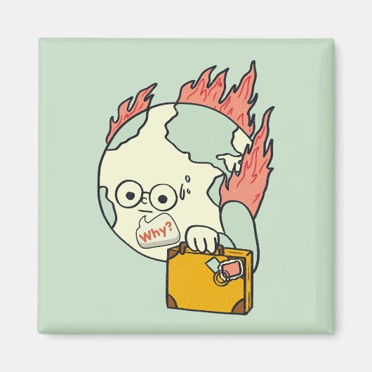 救地球 – 地球の日 マグネット (正面)