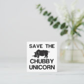 救太った一角獣ライノ コーリングカード (スタンド正面)