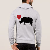 救太った一角獣 パーカ (裏面)