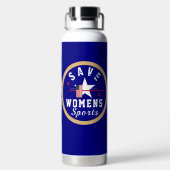 救女子スポーツ ウォーターボトル (背面)