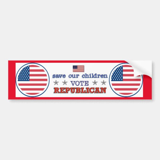 救子の投票 バンパーステッカー (正面)