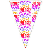 救子救生 バンティングフラッグ (第3の旗)