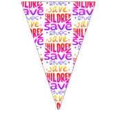 救子救生 バンティングフラッグ (第2の旗)