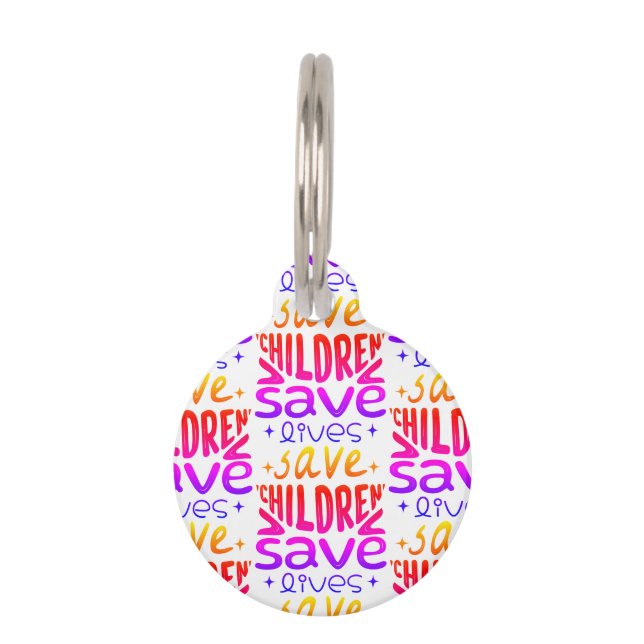 救子救生 ペット　ネームタグ (裏面)