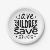 救子救生 ペーパープレート (正面)