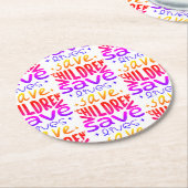 救子救生 ラウンドペーパーコースター (アングル)