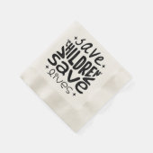 救子救生 縁ありカクテルナプキン (角)