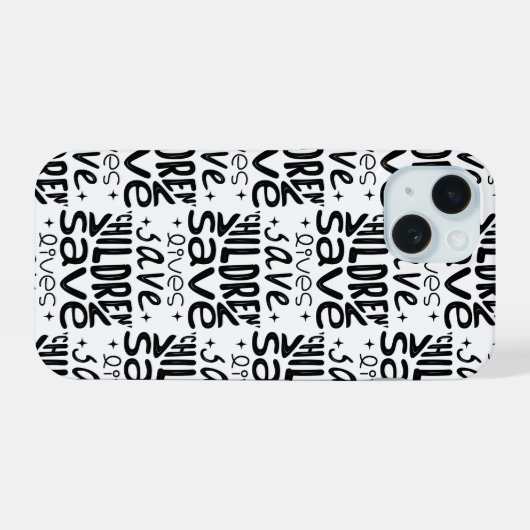 救子救生 iPhone 15ケース (裏面横)