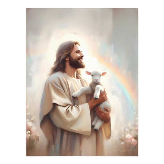 救子羊、クリスチャンの壁離れ画99 フォトプリント            (正面)