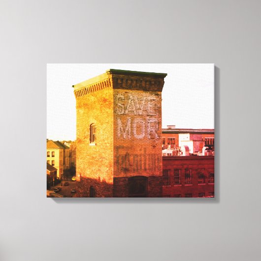 救家具の屋上シリーズ キャンバスプリント (正面)