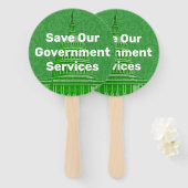 救庁 ハンドファン (正面&裏面)